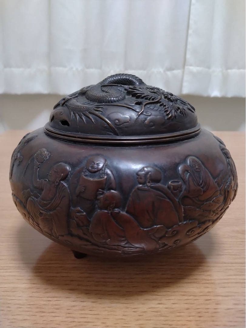 十六羅漢香炉　青鳳?