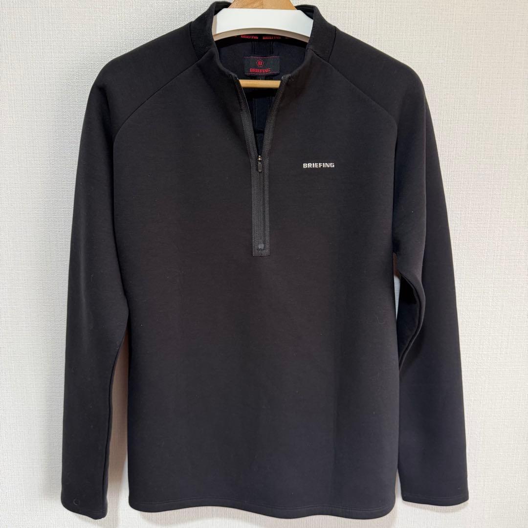 BRIEFING ブラック ハーフジップ セーター 購入決定品