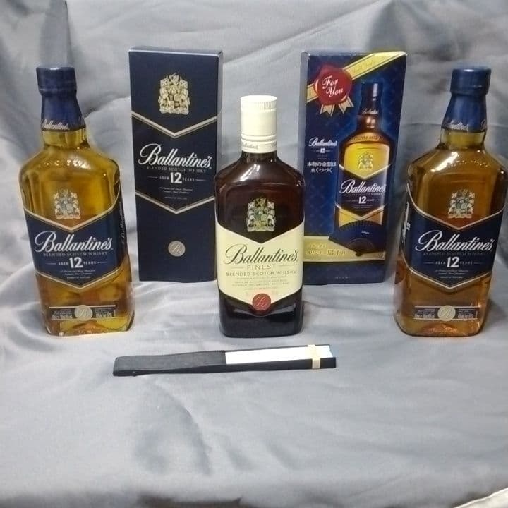 バランタイン 12年（箱つき）２本・バランタインFinest 1本