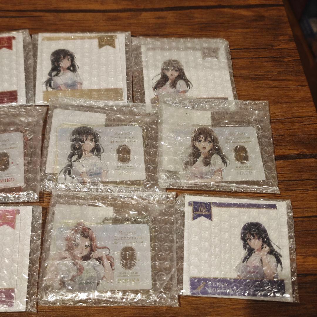 『響け！ユーフォニアム』10th アクリルキーホルダー　クリアカード　セット