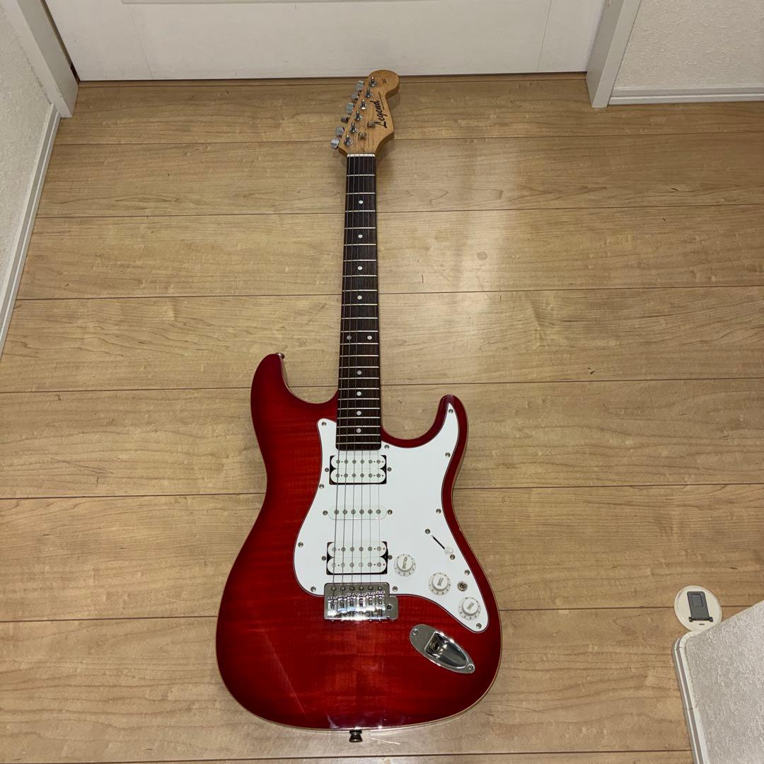 トラ目！希少！Legend エレキギター ストラトタイプ LST-FMX HSH