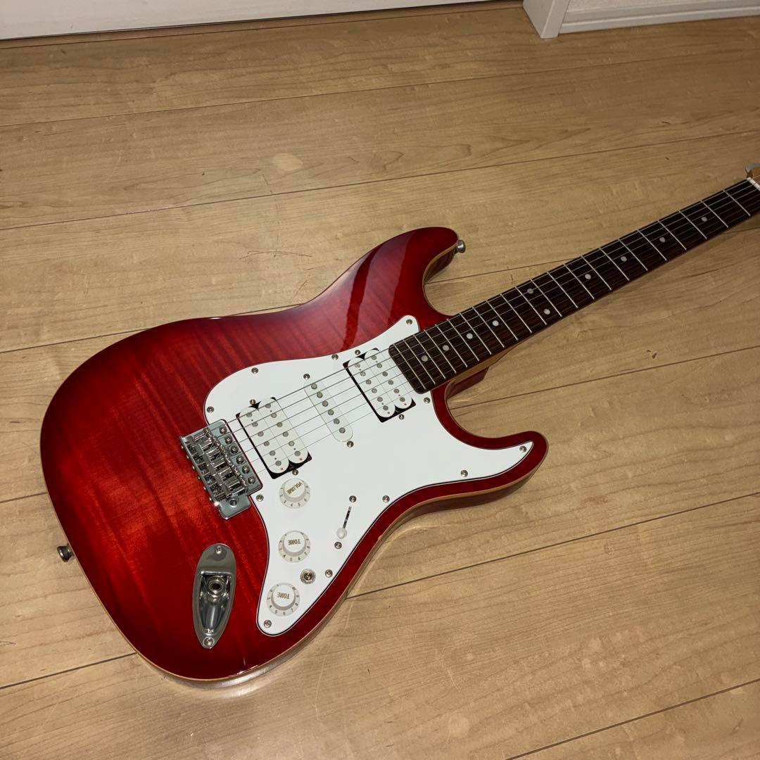 トラ目！希少！Legend エレキギター ストラトタイプ LST-FMX HSH