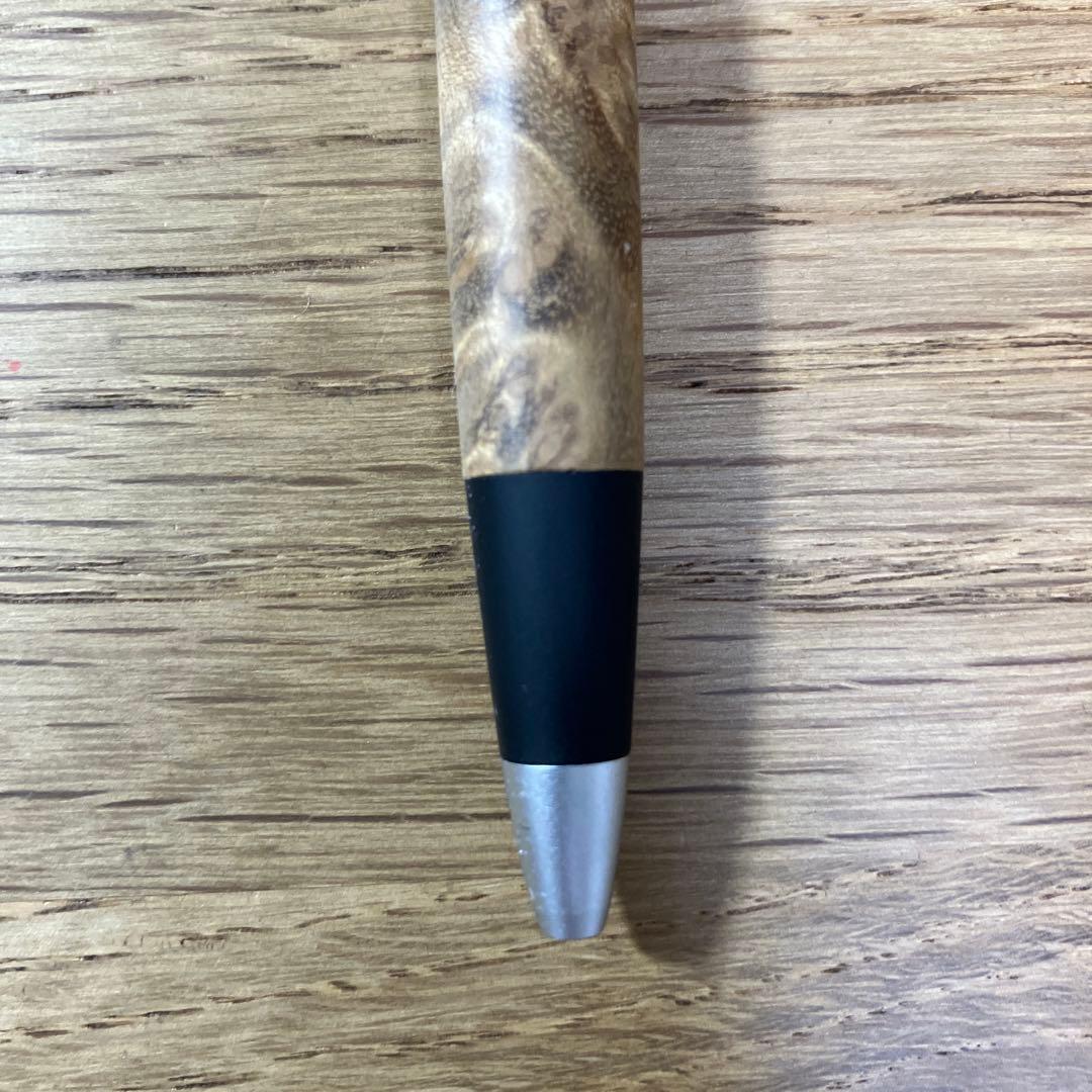 野原工芸　ボールペン　スリム　マーブルウッド