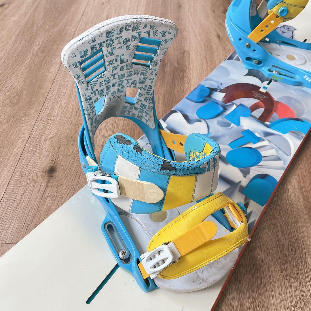 Burton バートン　156cm ビンディグ　　白熊