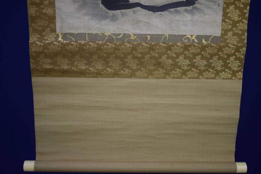 真作/佐野龍雲/達磨大師像図/達磨/布袋屋掛軸HJ-148