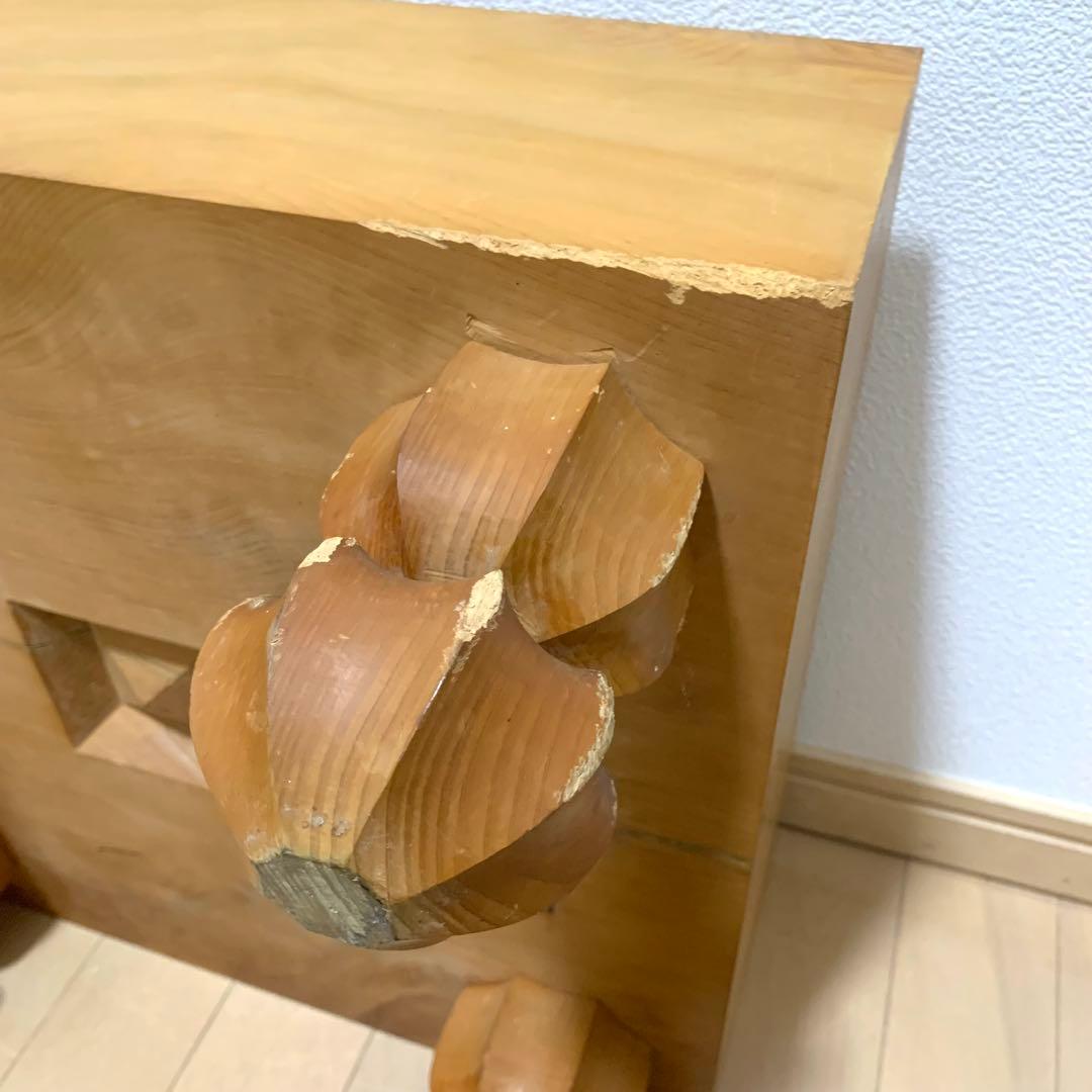 【高級】本榧 脚付碁盤 5寸 ヘソ有り 19路盤