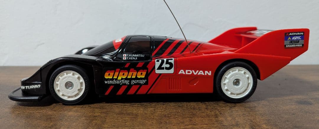 《昭和レトロ》 BANDAI ラジコン アドバン ポルシェ 962/956