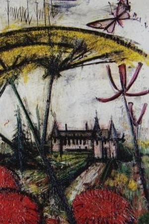 ベルナール・ビュッフェ「Le manoir aux ombelles」