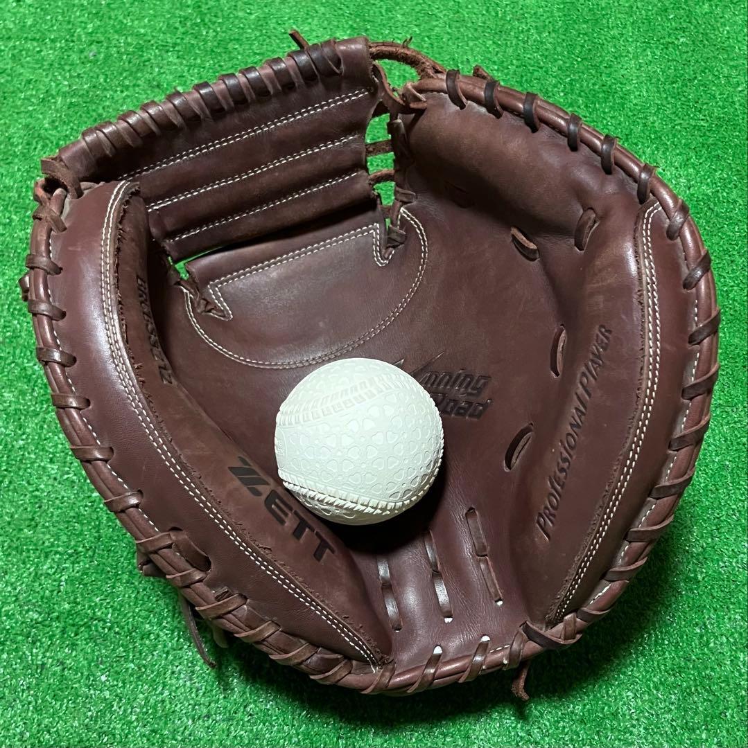 一般 軟式野球 キャッチャーミット ゼット ZETT ウイニングロード ブラウン