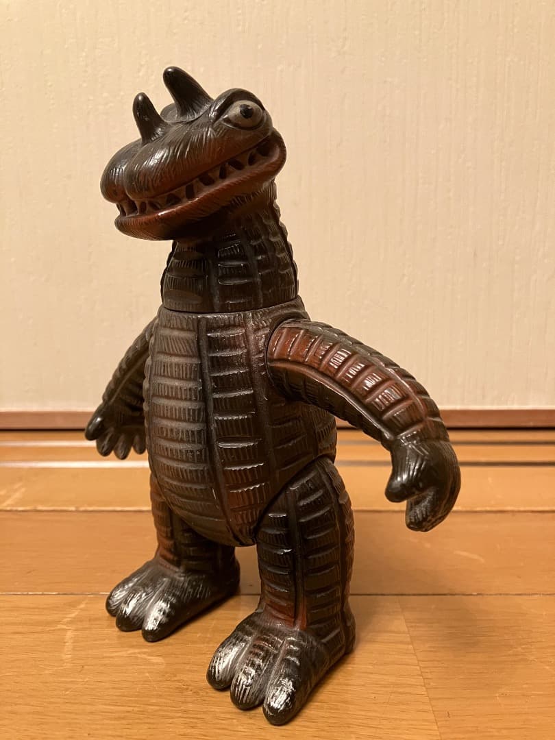 三浦トーイ　アボラス　ミウラトーイ　ソフビ 怪獣 当時物　パチ怪獣