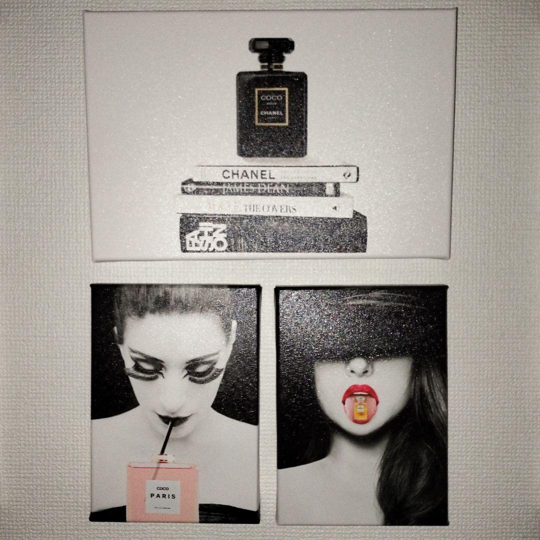 CHANELシャネル☆アート絵画５枚セット