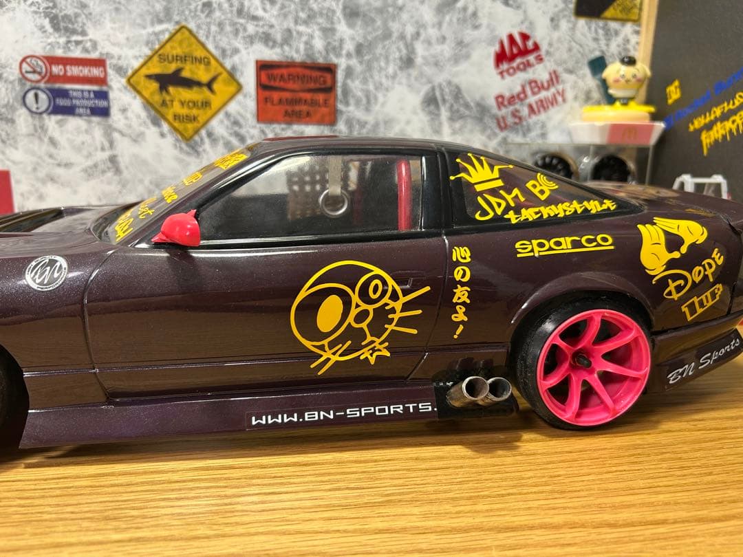 パンドラ180SX シルエイティ　ラジコンボディ
