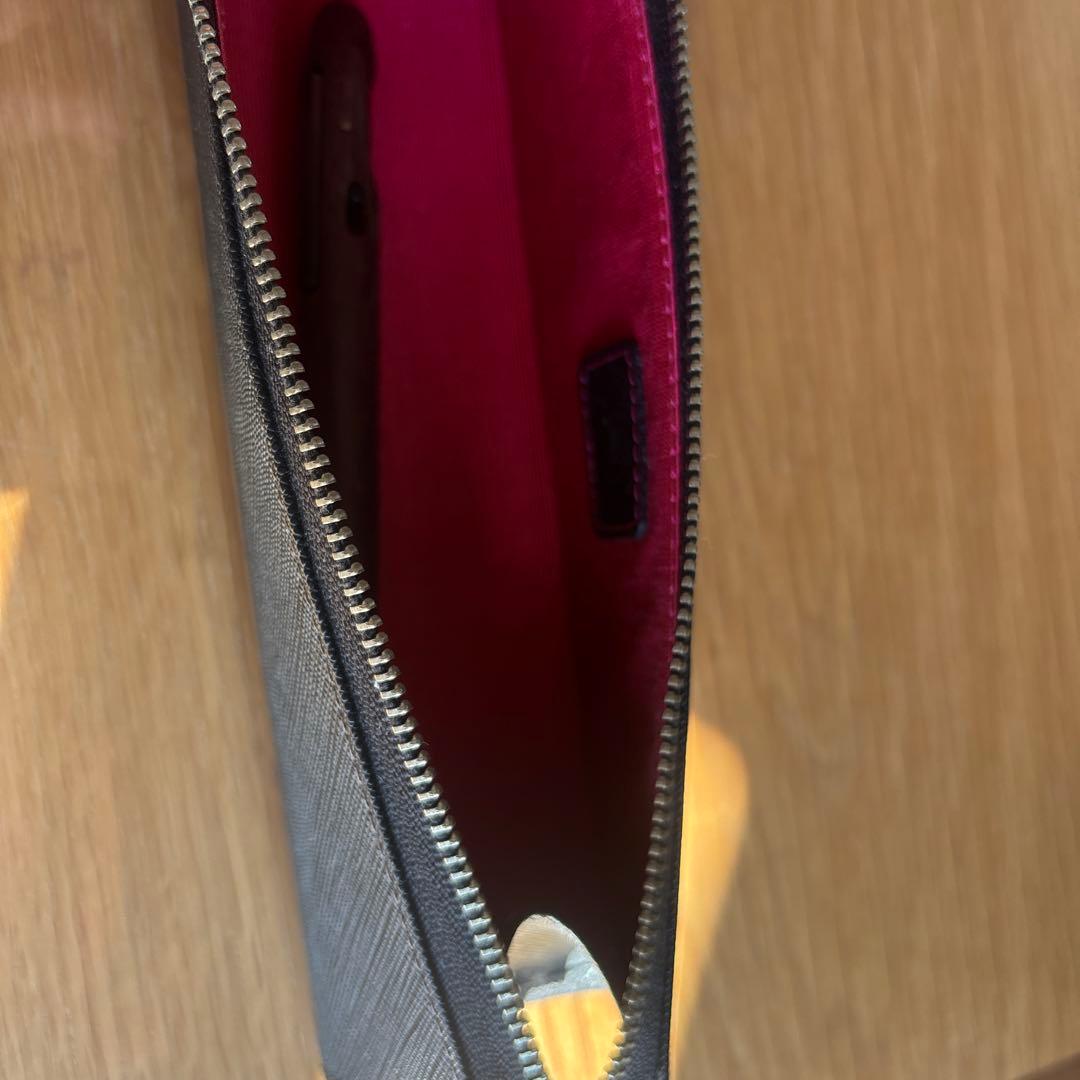 [未使用級]カラムシャーペン　パープルハート＋ASHFOR 本革ペンケース