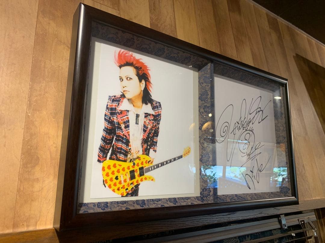 X JAPAN hide 直筆サイン色紙