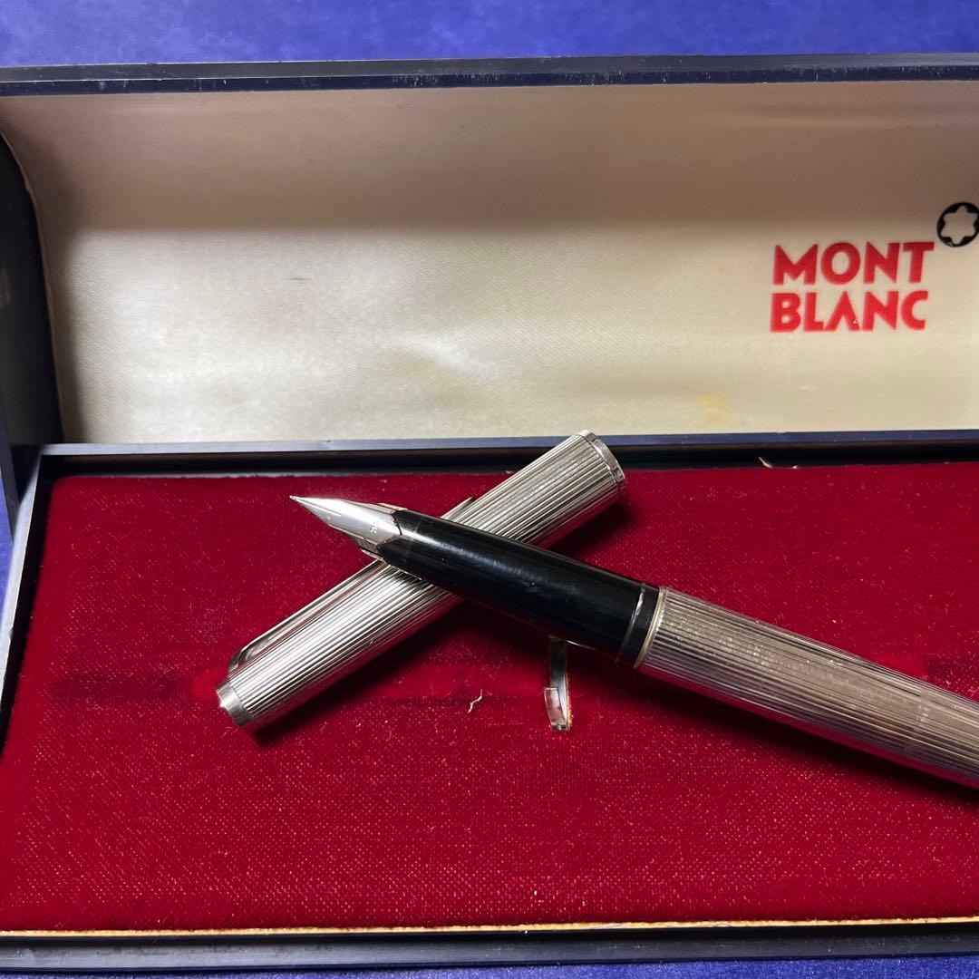 montblanc 126　925シルバー　万年筆　18k750　モンブラン