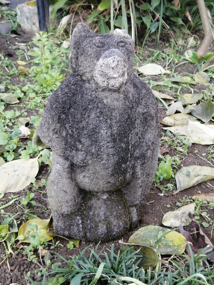 骨董 江戸時代 狸 タヌキ 石仏 仏像