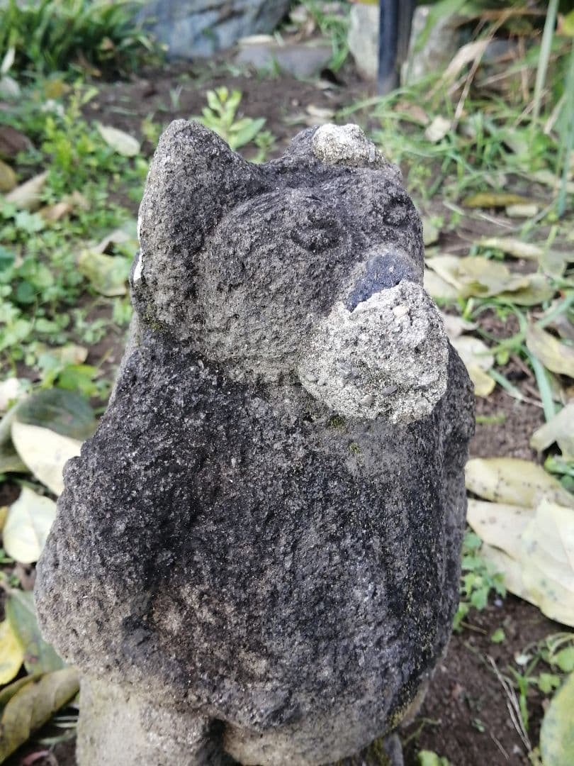 骨董 江戸時代 狸 タヌキ 石仏 仏像