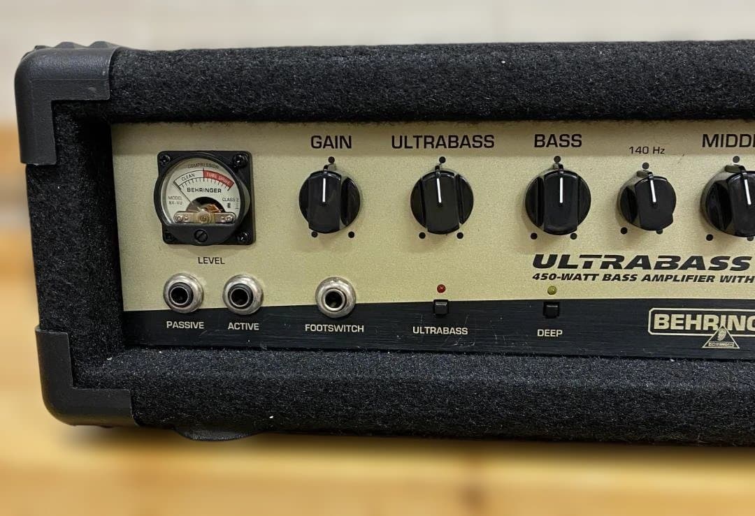【最終値下げ：美品】Behringer BX4500H ベースアンプ 動作良好②