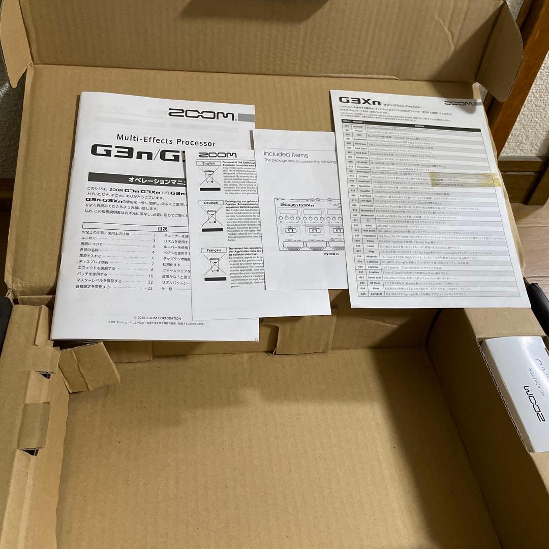 生産終了貴重　zoom G3XN マルチエフェクター