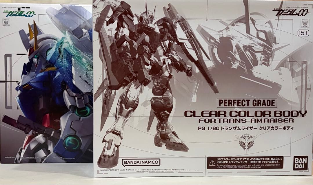 PG ダブルオーライザー + トランザムライザークリアカラーボディ 2点セット