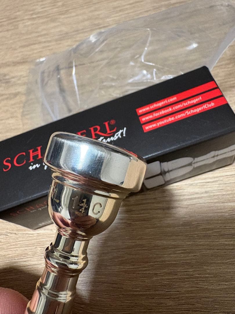 SCHAGERL 1-1/4C トランペットマウスピース