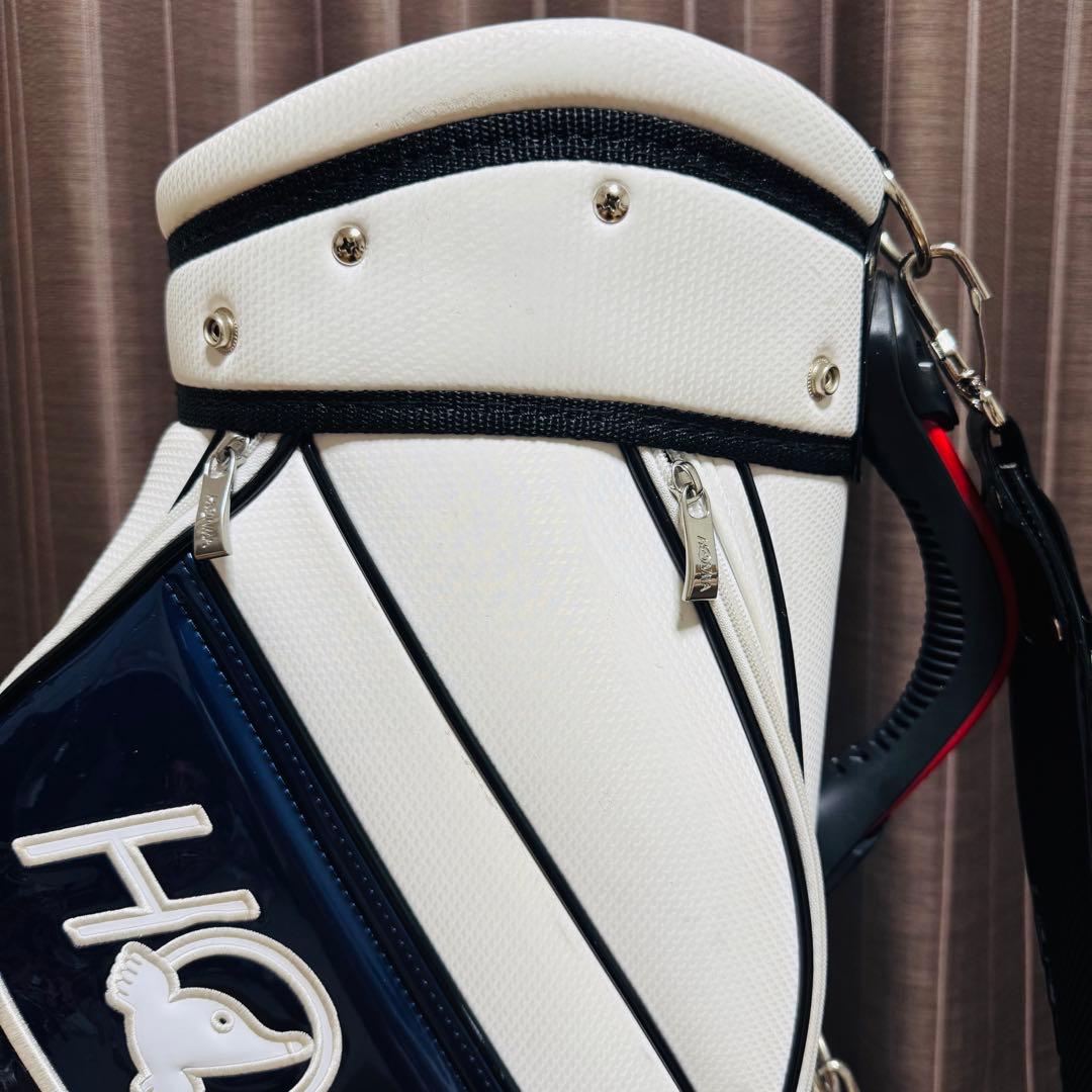 HONMA キャディバッグ ゴルフ バッグ ホワイト 白 White 本間