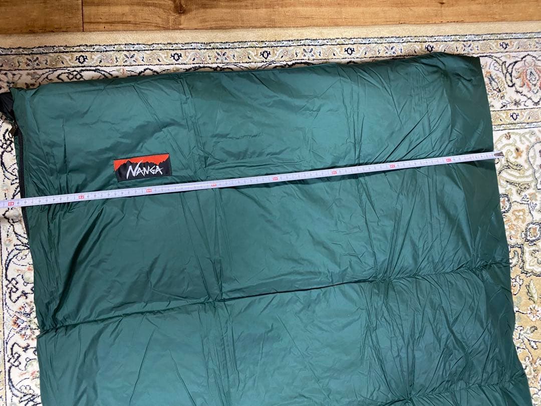 NANGA 緑色 寝袋