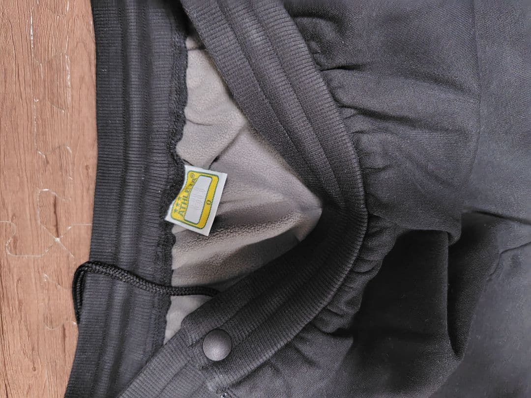 ATHLETA フルジップスウェットパーカー＆パンツ　 ブラック