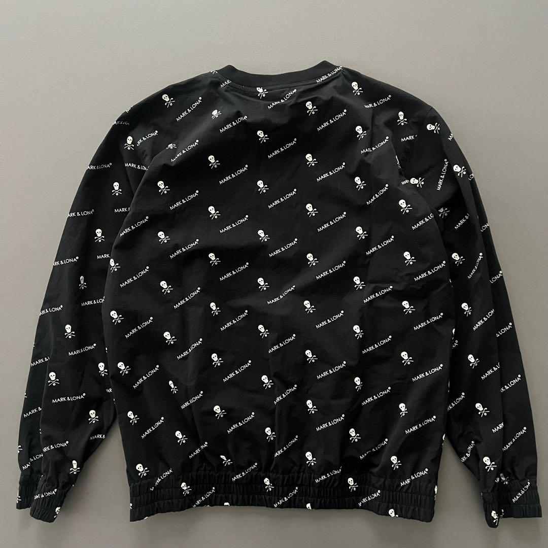 MARK&LONA マークアンドロナ　スニード　総柄　ナイロンジャケット M 黒