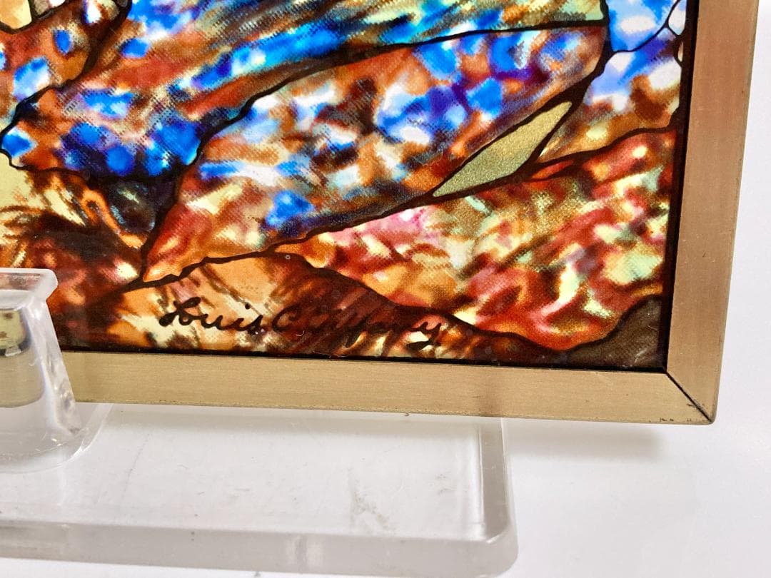 ルイス・C・ティファニー 鹿 ステンドグラス グラスマスターズ Tiffany