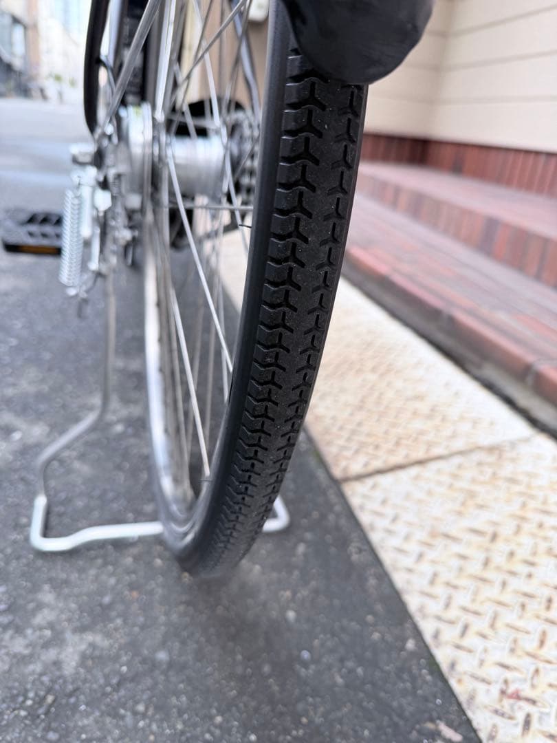 大阪府　パナソニック　ダークブラウン 電動アシスト自転車 シティタイプ