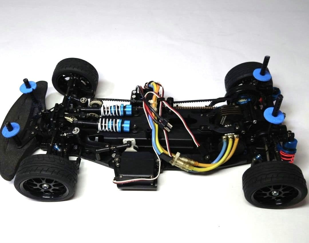 タミヤ 田宮模型 TA06 PRO GT300 SUBARU BRZ メカ付