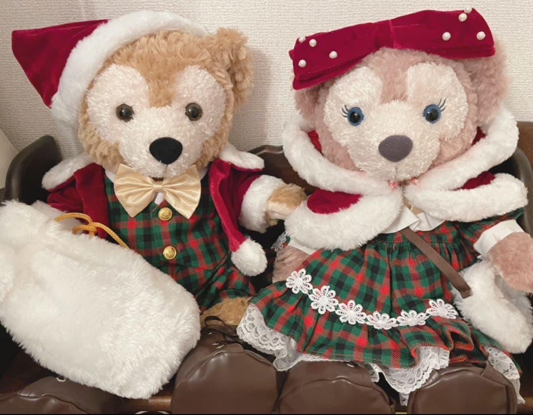 ディズニーシー　ダッフィ　シュリーメイ　Sサイズ　クリスマス　コスチューム　ペア