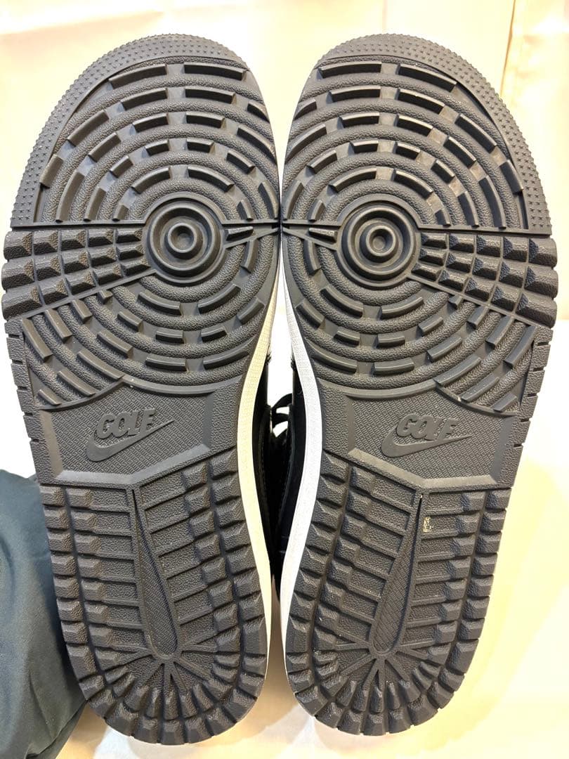 未使用Air Jordan 1 Low Golf Black Crocodile