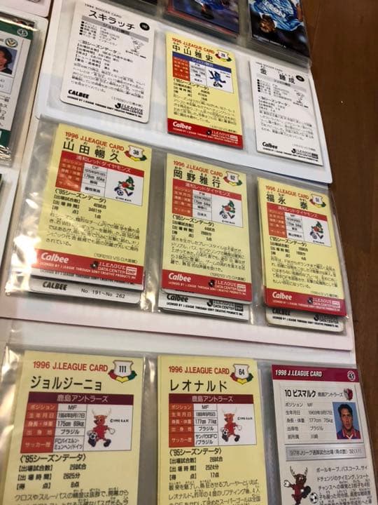 【更に値下げ】Ｊリーグチップスカード、カードホルダー
