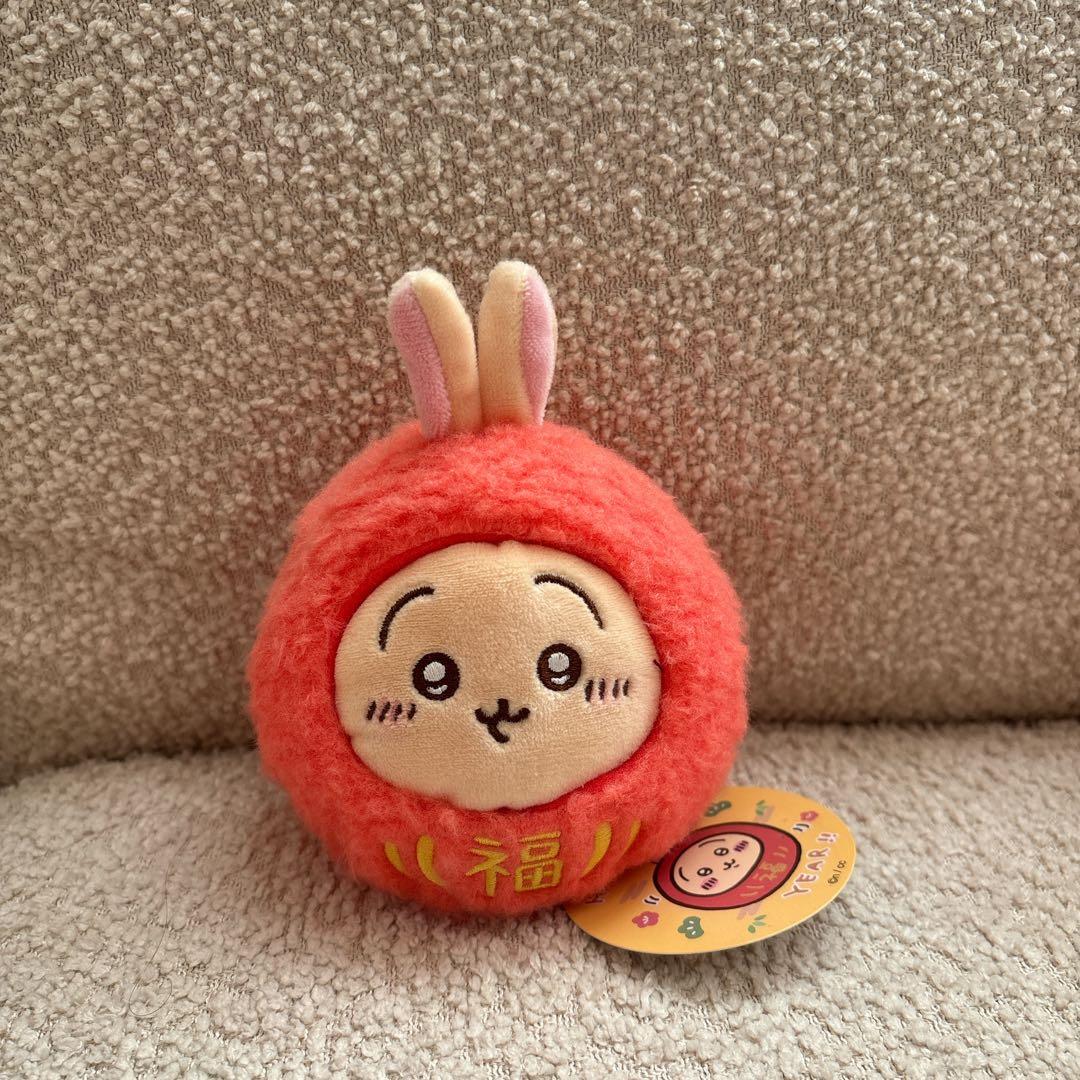 ちいかわ　うさぎ　だるまになっちゃった