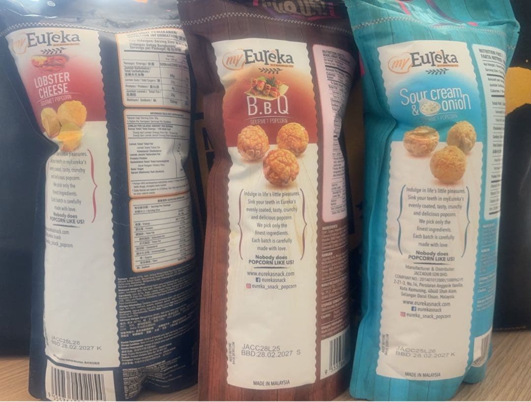 Eureka ポップコーン 3種セット×２セット