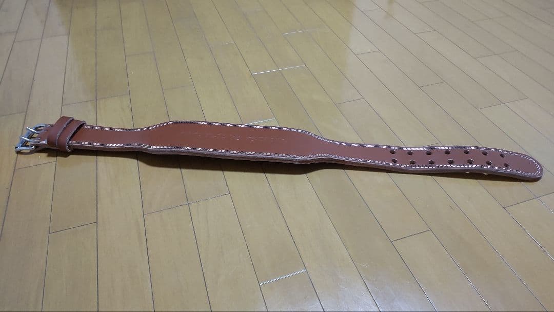 ゴールドジム（GOLD'S GYM）　プロレザーベルト　Mサイズ