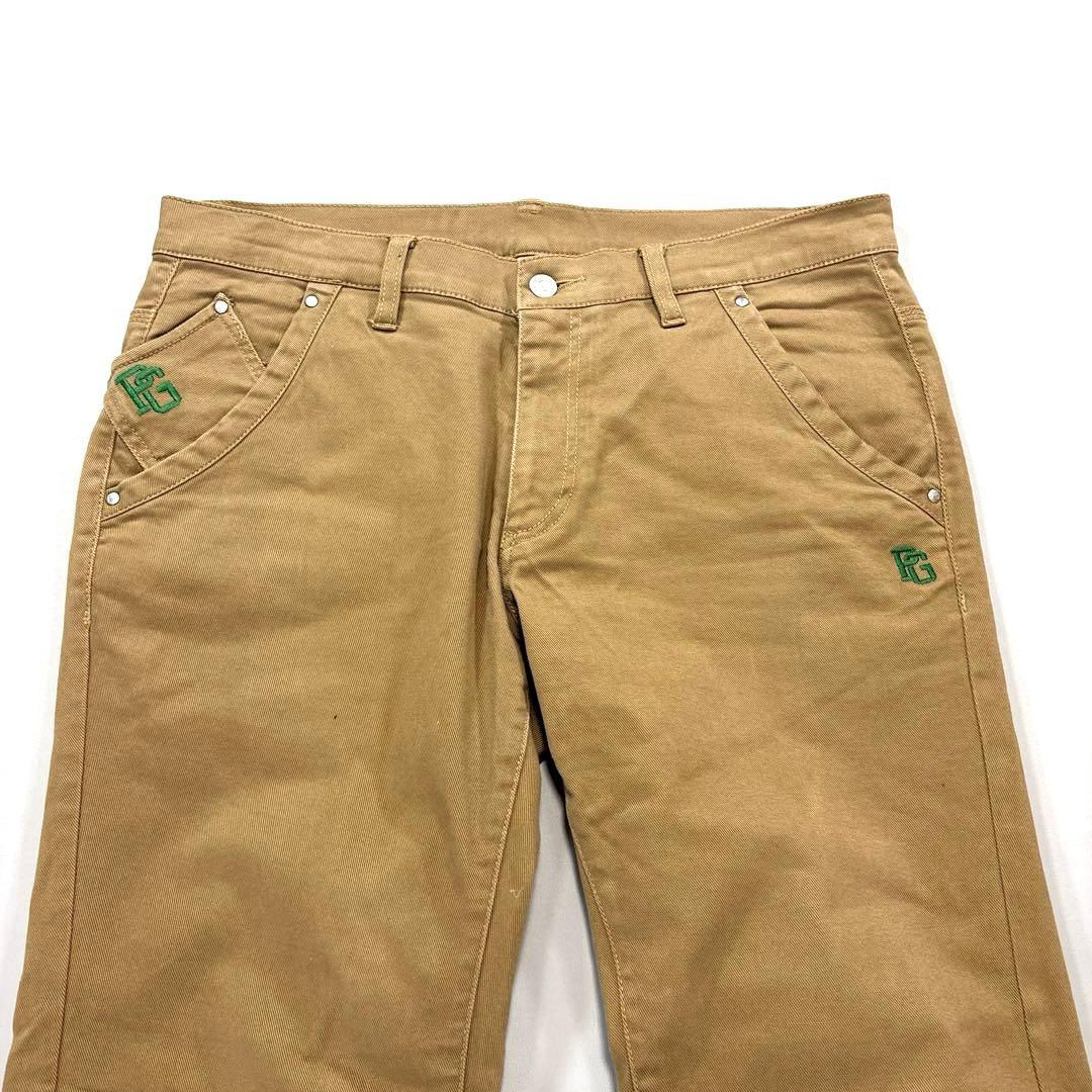 パーリーゲイツ　大きいサイズ6/LL ロングパンツ　ベージュ系　オールシーズン