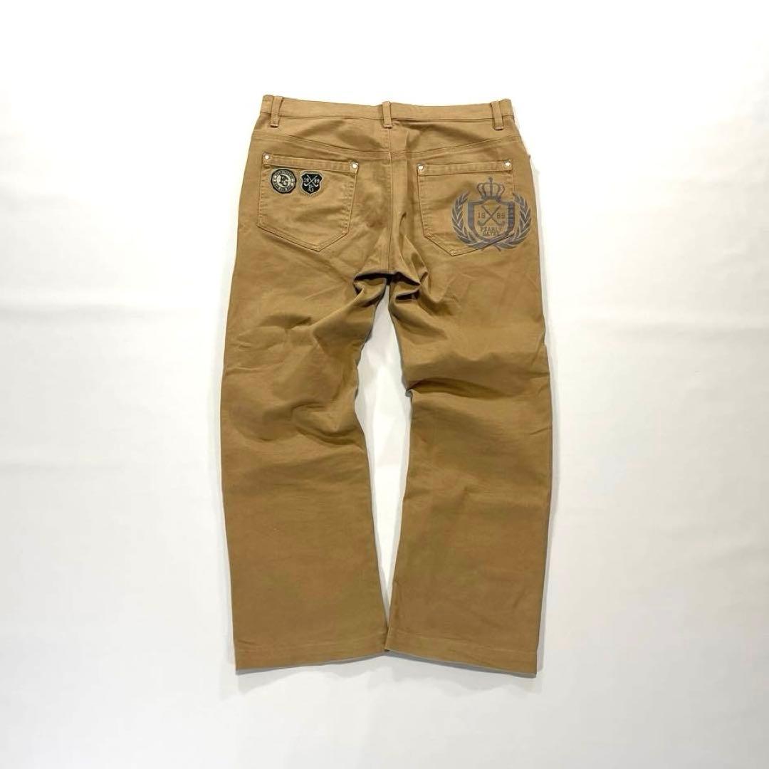 パーリーゲイツ　大きいサイズ6/LL ロングパンツ　ベージュ系　オールシーズン