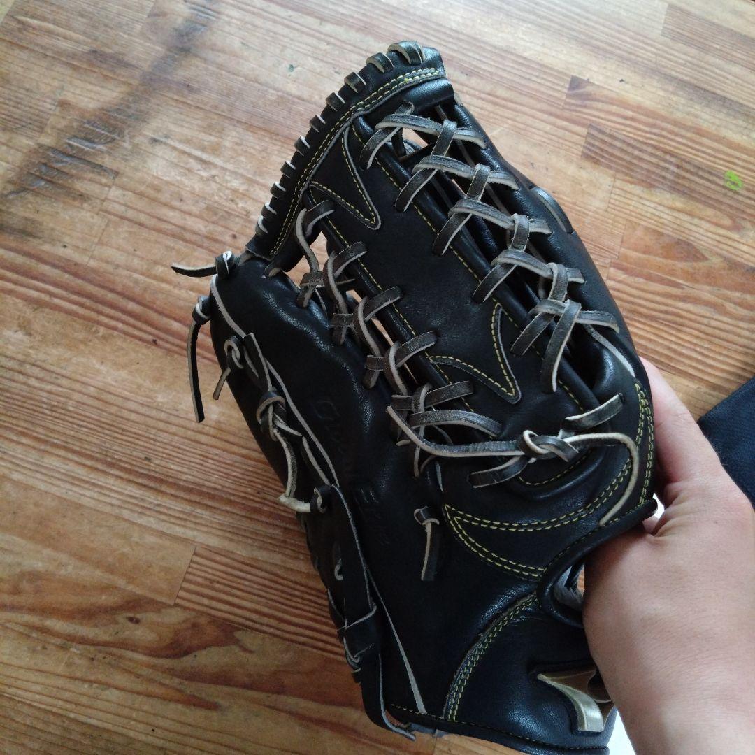 週末セール値下げ!ミズノ 軟式用レザーグローブ 黒　値下げOK