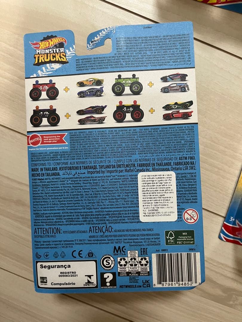 【新品】日本未発売・4台セットHotWheels モンスタートラック
