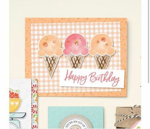 １点限り！未使用　コーンアイスパンチ　スタンピンアップ