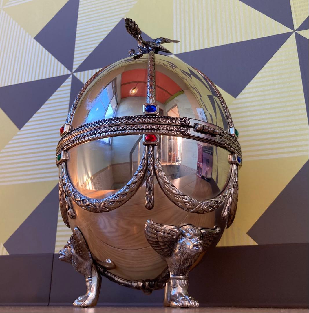 ラドガ インペリアルコレクション 銀 ベネチアングラス デキャンタ 空瓶 空箱