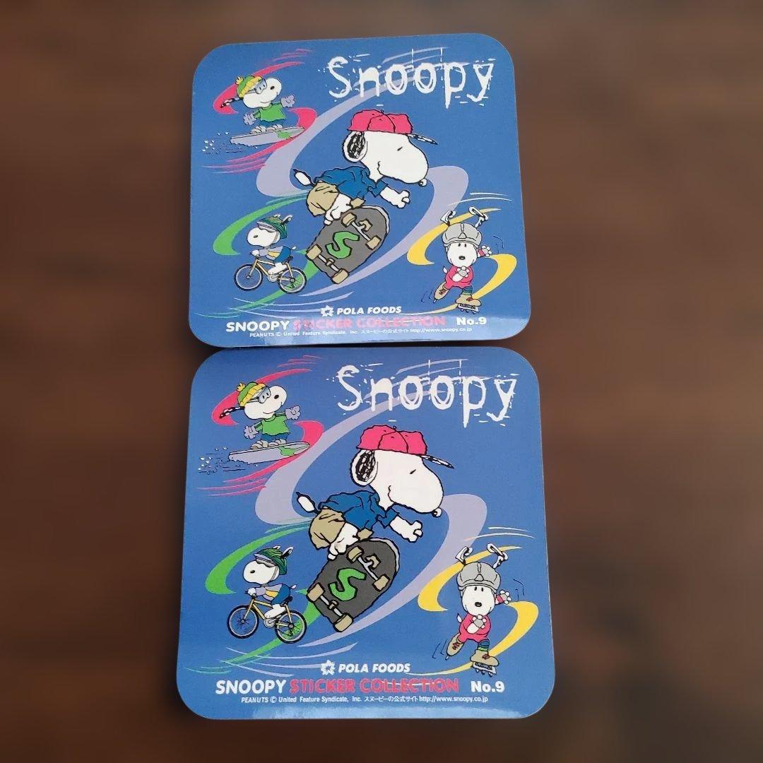 スヌーピー　POLA FOODS　ステッカー