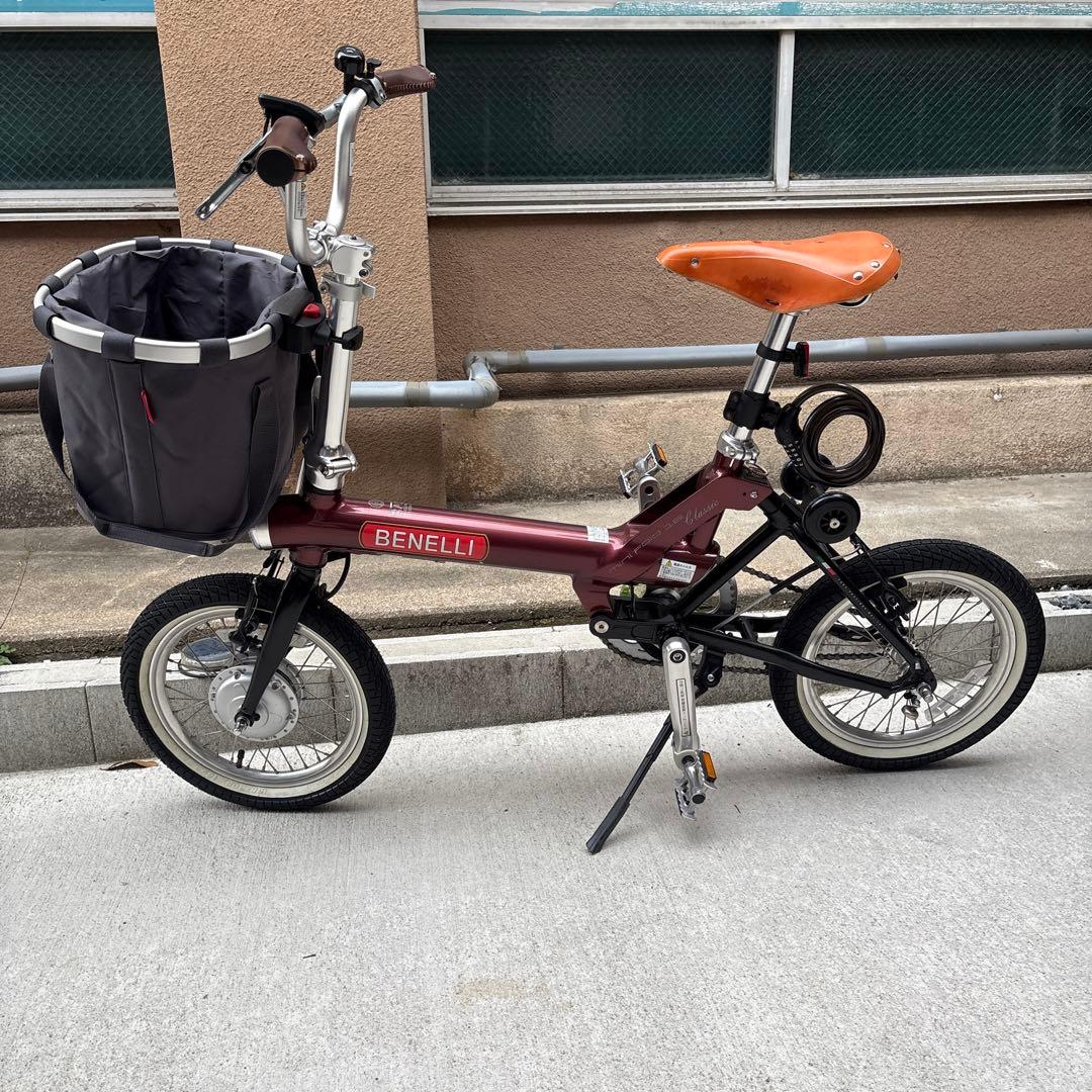 BENELLI電動アシスト折りたたみ自転車