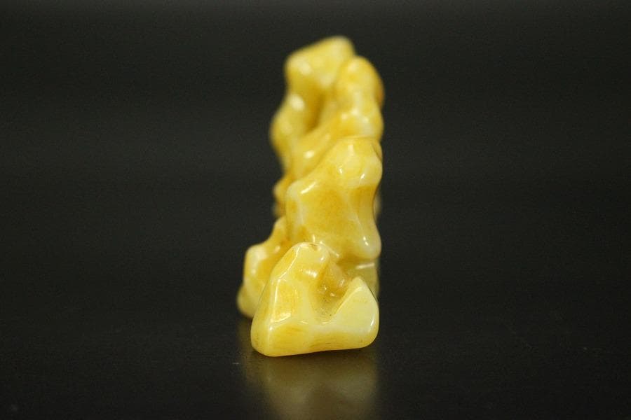 中国美術 白玉石 刻 太湖石 筆架 文房四宝(HA427)