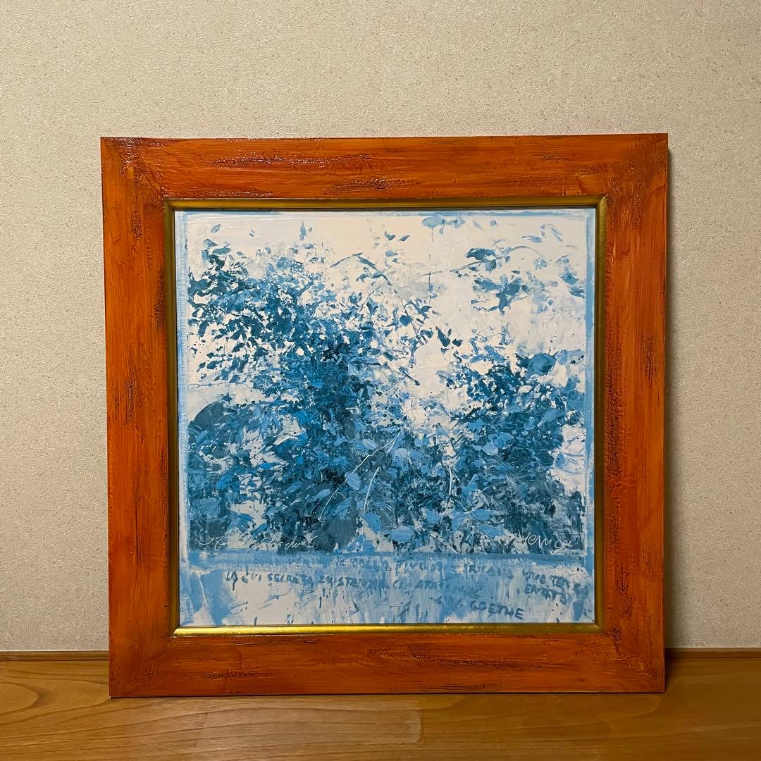 J.トレンツ.リャド 絵画 ペインティングフレーム 「ゲーテの詩と共に」