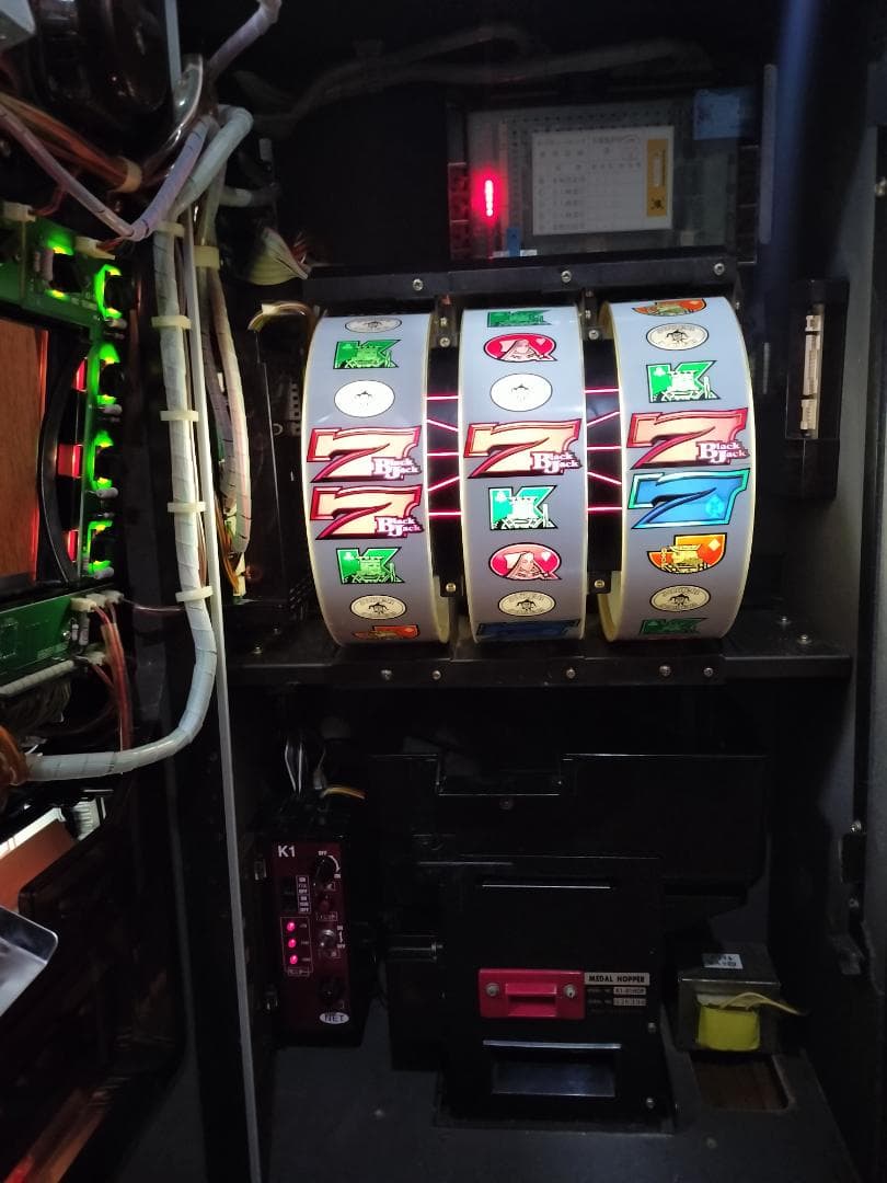 【パチスロ実機】北電子★ハイパージャグラーV【不要機付】４号機・レア・人気