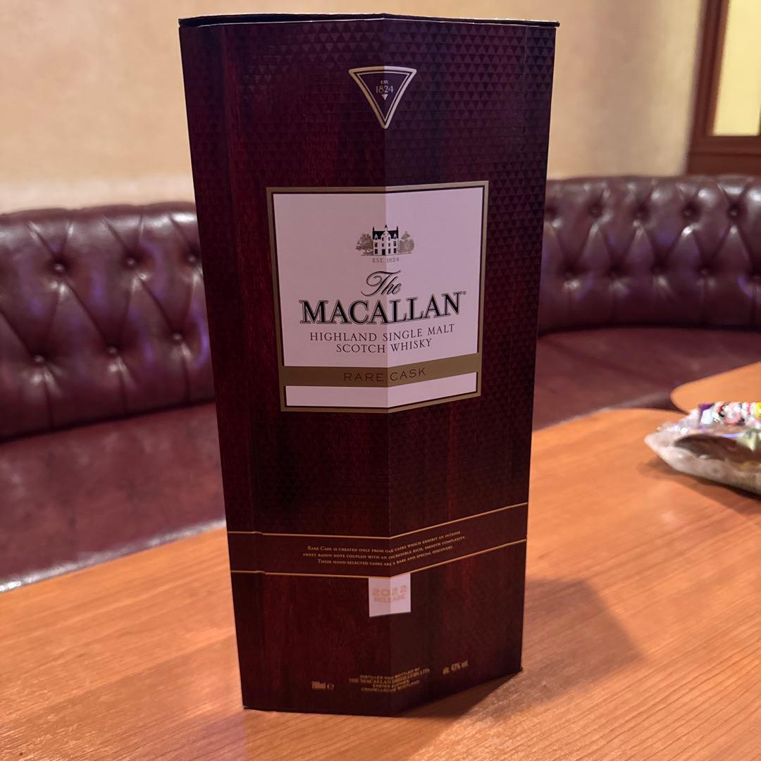MACALLAN シングルモルトウイスキー バレルキャッシュ 空瓶 空箱